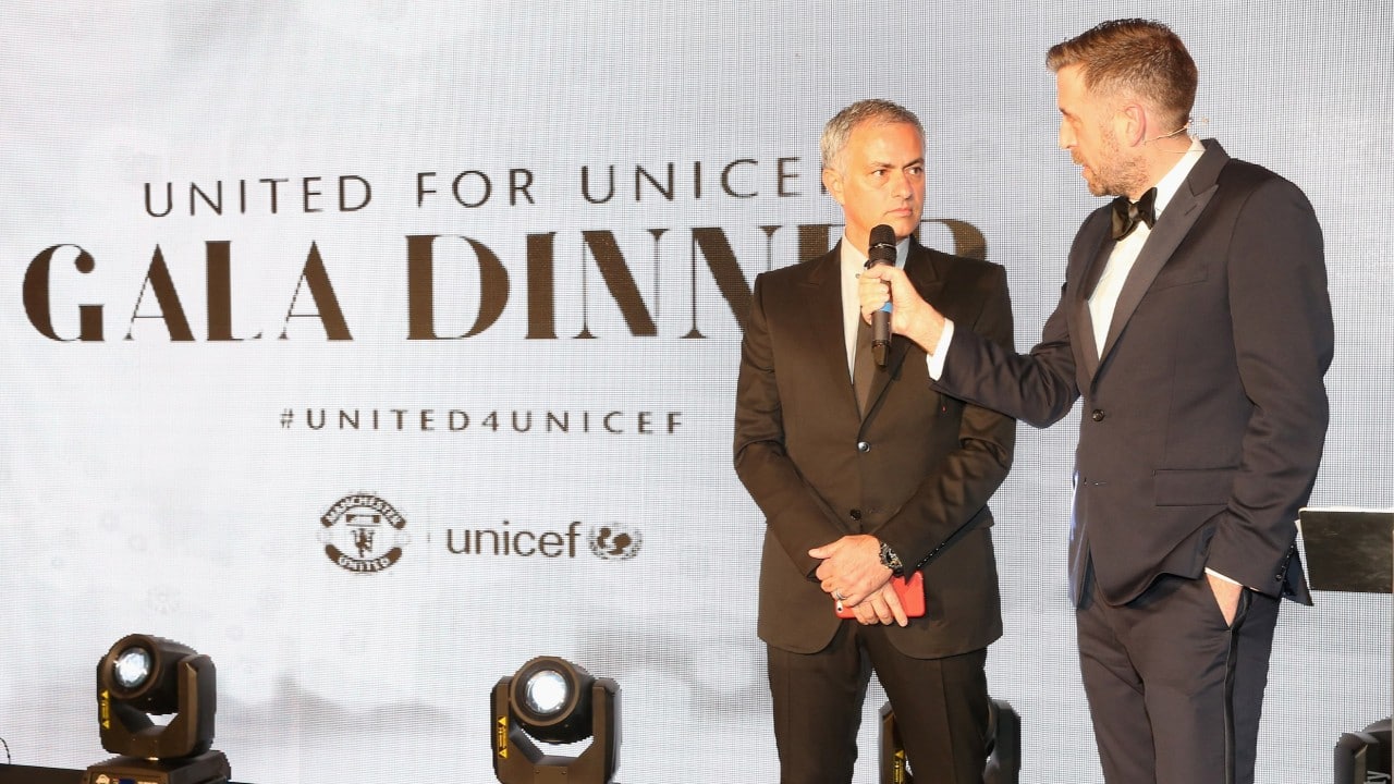 На «Олд Траффорд» прошёл благотворительный ужин при поддержке UNICEF