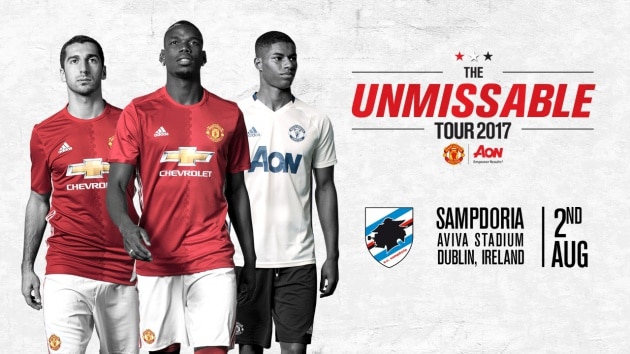 «Юнайтед» летом встретится с «Сампдорией»