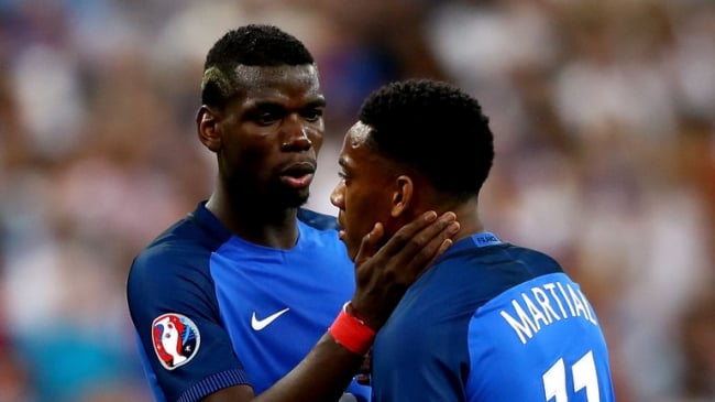 Марсьяль и Погба пропустили тренировку сборной Франции из-за повреждений