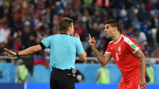 Матич раскритиковал судью матча Сербия – Швейцария
