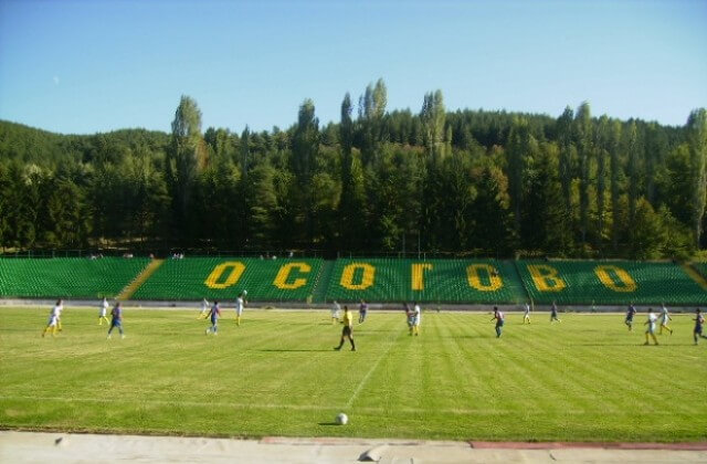 Матч «Вельбажд» – «Пирин», стадион «Осогово», 2012 г.